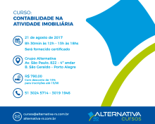 Curso: Contabilidade na Atividade Imobiliária